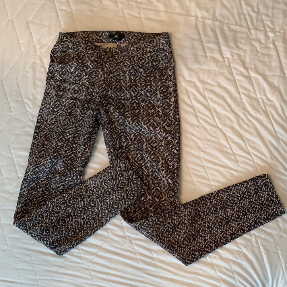 Printed jeans